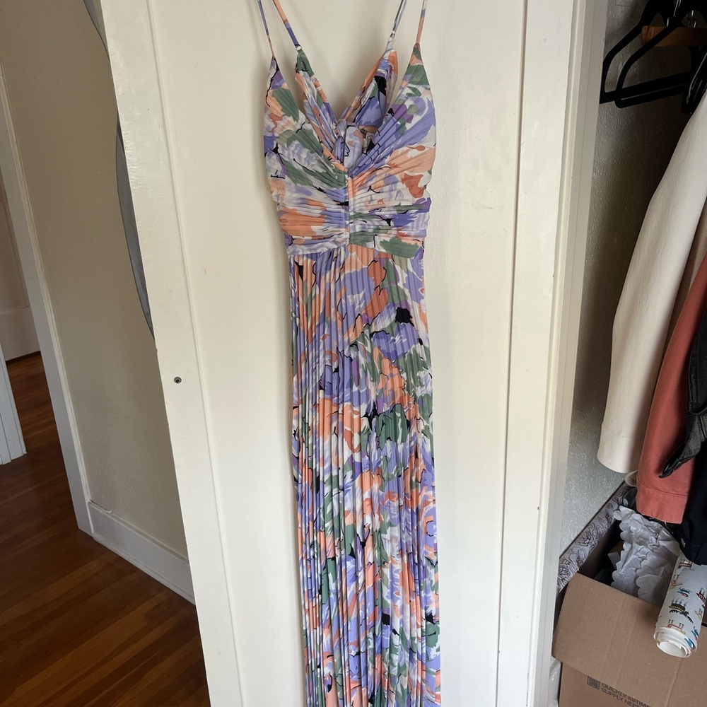 ASTR Multicolored Pastel Dress
